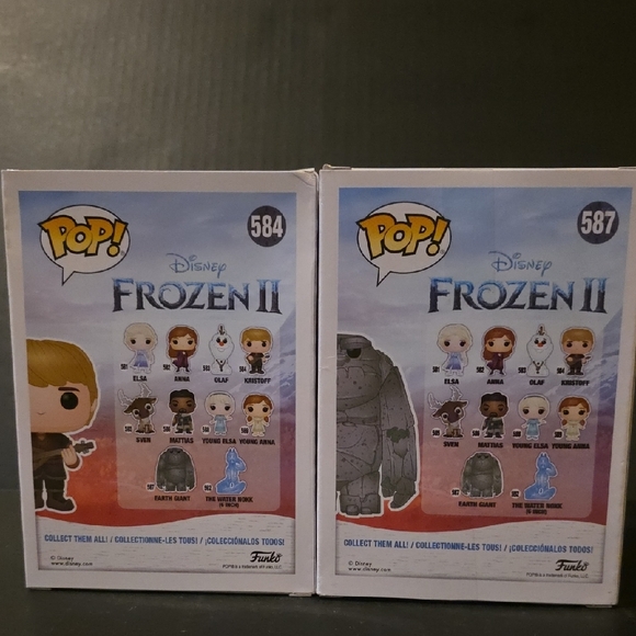 Funko Pop! Frozen II Kristoff and Earth Giant Figures - Picture 7 of 8